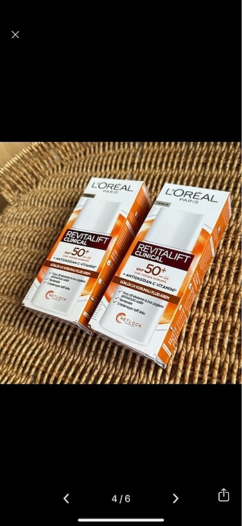 Beden Renk L?Oréal Paris Güneş kremi