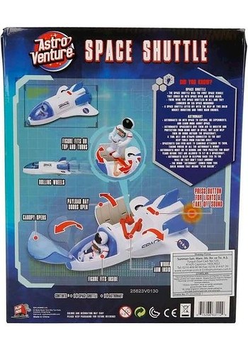 Beyaz Uzay Gemisi ve Astronot Figürü