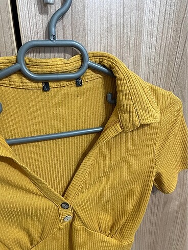 s Beden Topshop Hardal Sarı Bluz