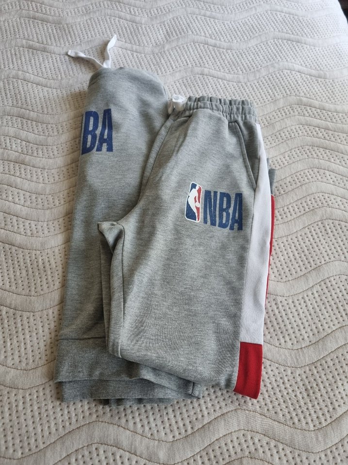 NBA Baskılı Gri Erkek Çocuk Eşofman Takımı - Görsel 3