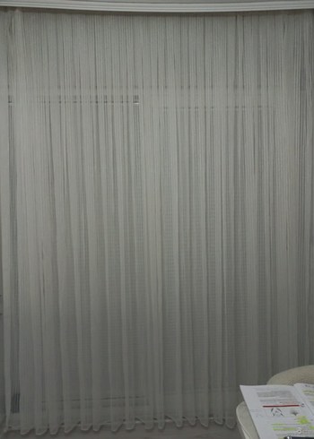 Işıl Işıl Beyaz Bohem Perde - Görsel 4