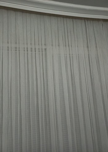 Işıl Işıl Beyaz Bohem Perde - Görsel 3