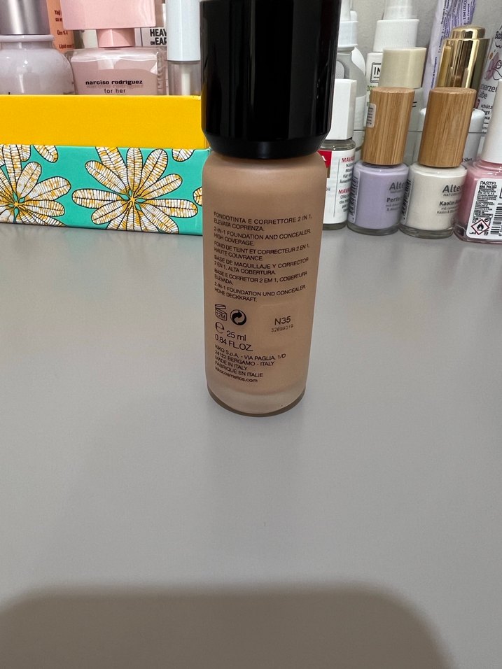 Kiko Full Coverage 2-in-1 Fondöten  n35 rengi - Görsel 2