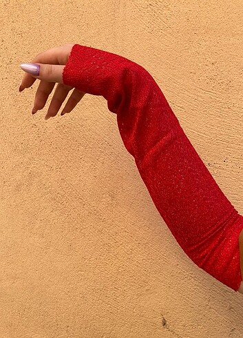 kırmızı kolluk eldiven #kirmizikolluk