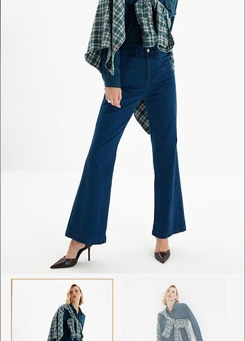 Trendyol Milla İspanyol paça jean