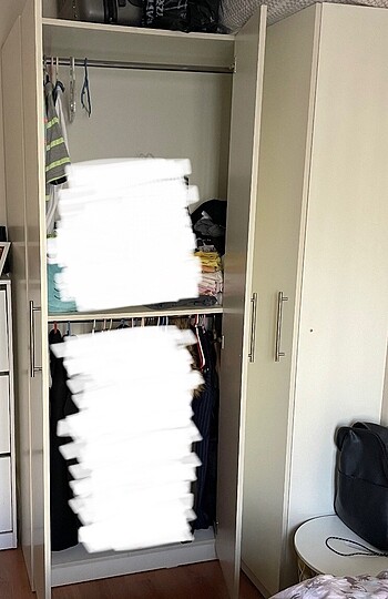 Tasarımcı SATILDI 3 kapaklı özel tasarım gardrop,portmanto