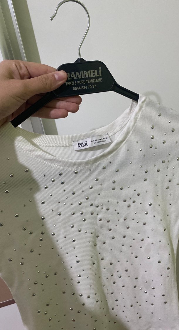 Kadın tişört crop - Görsel 3