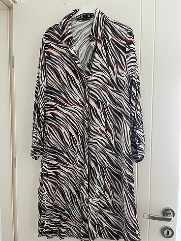 Zara gömlek elbise - Görsel 5