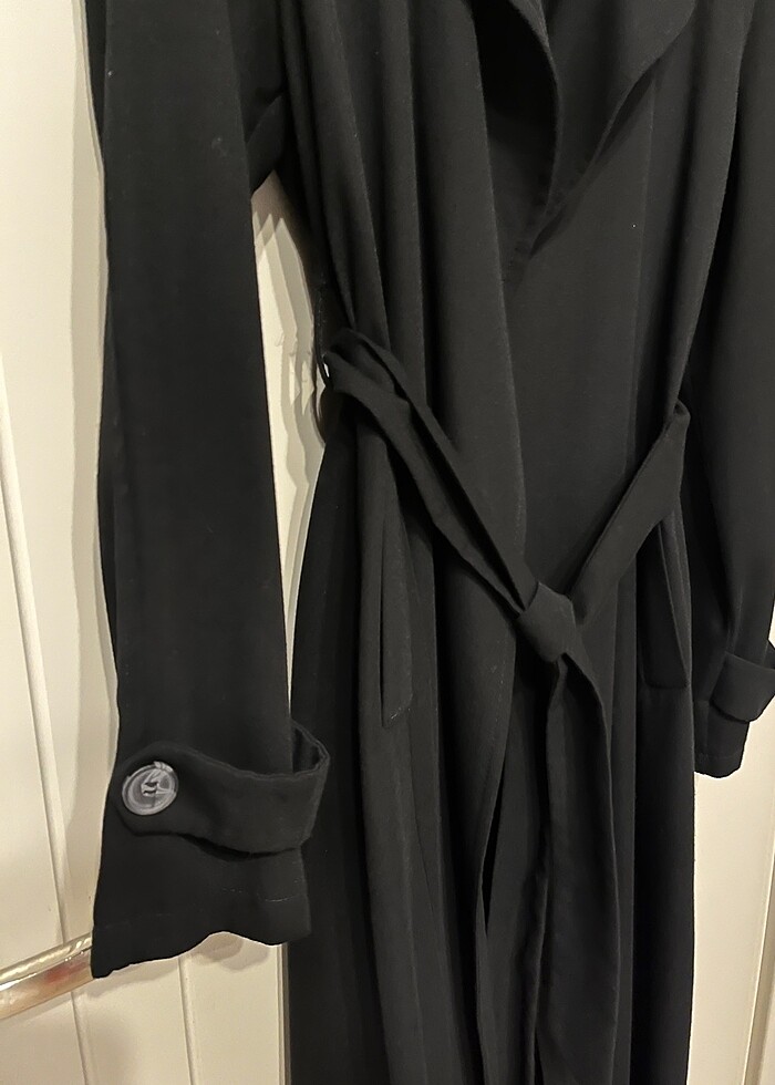 Siyah trenç - Görsel 4