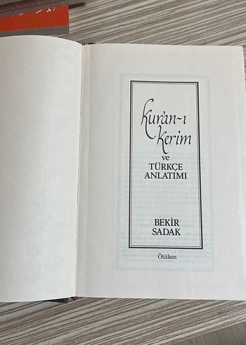 Kur'an-ı Kerim ve Türkçe Anlatımı - Bekir Sadak - Görsel 3