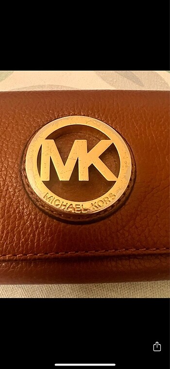 Michael Kors Orijinal Michael Kors taba rengi cüzdan