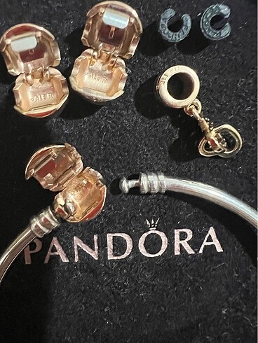 Pandora bilezik rose gold klipsli