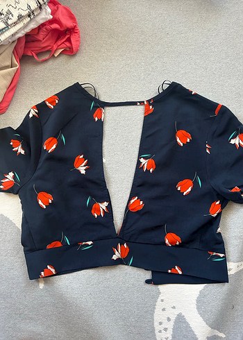 Pull&bear crop bluz - Görsel 2