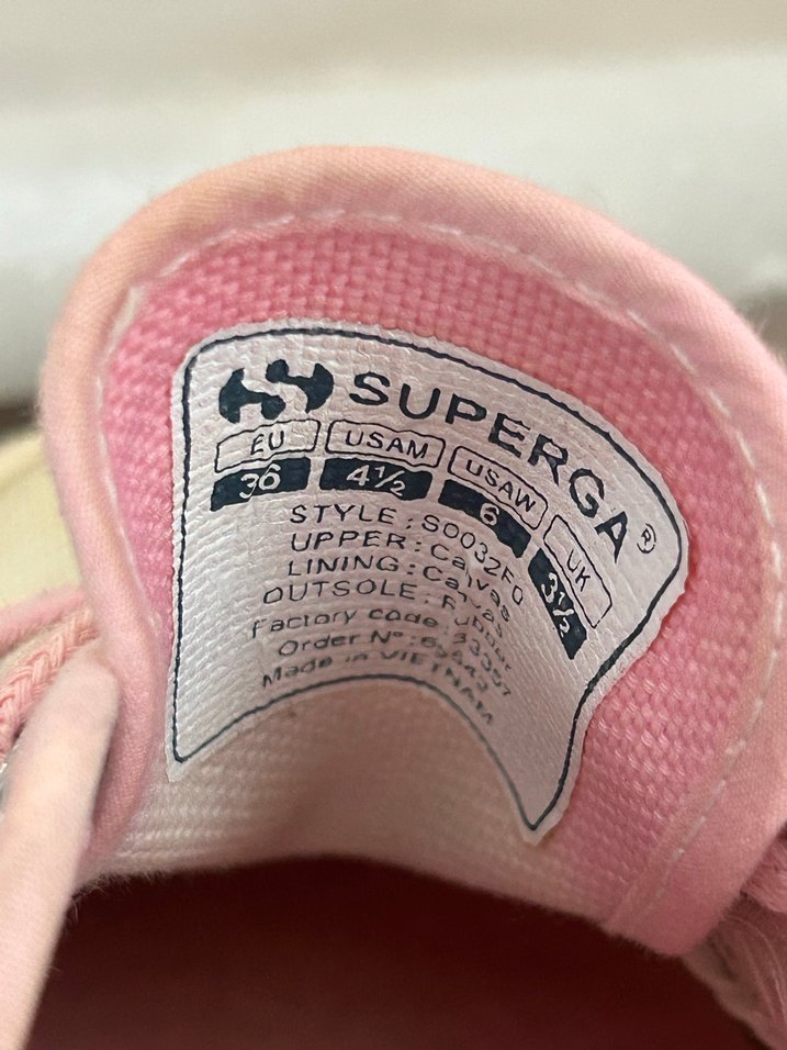 Pembe Superga Kadın Spor Ayakkabı - Görsel 3