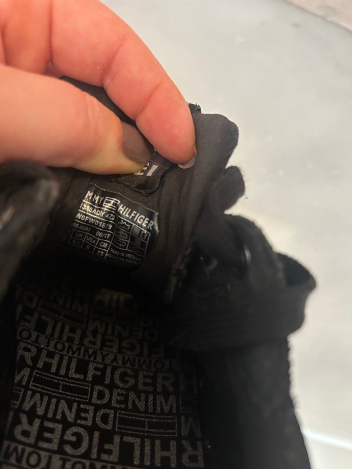 Tommy Hilfiger Siyah Dolgu Topuklu Spor Ayakkabı - Görsel 4