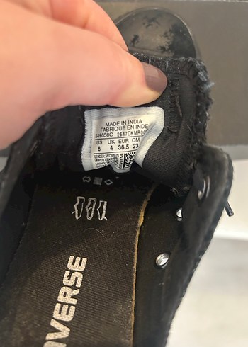 Converse Siyah Spor Ayakkabı - Görsel 4