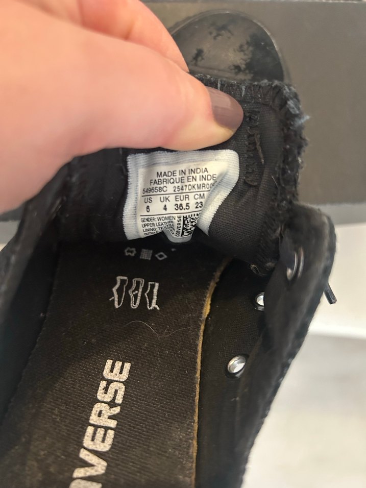 Converse Siyah Spor Ayakkabı - Görsel 4