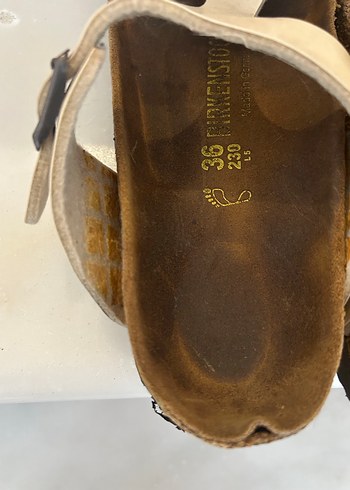 Birkenstock sedefli terlik - Görsel 3