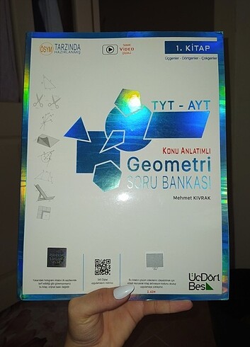 Üçdörtbeş yayını Tyt-Ayt geometri 2023 model.