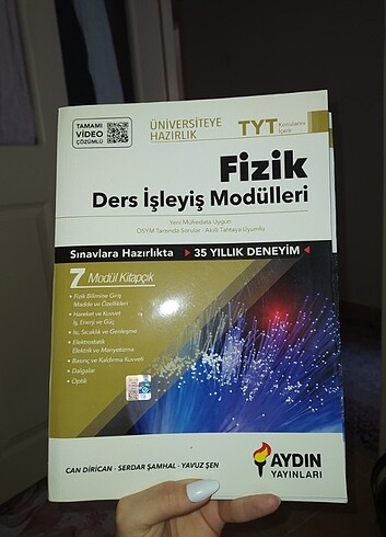 Aydın yayınları tyt fizik ders işleyiş modülü.