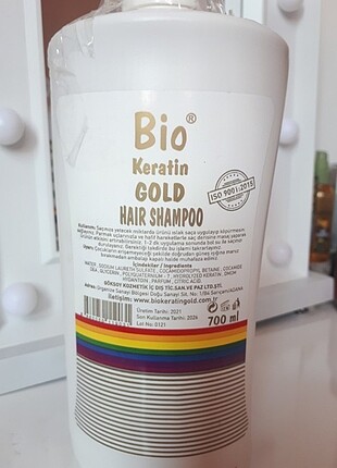 Biotherm Tuzsuz Şampuan Bio Keratin Gold