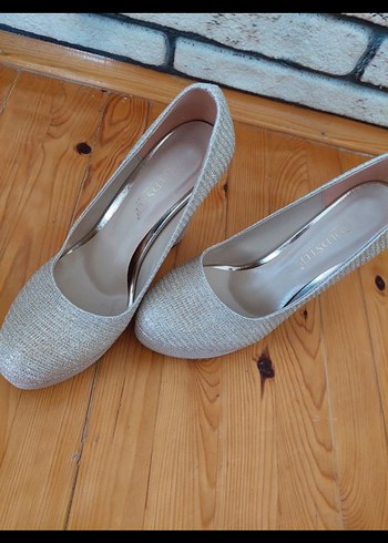 parlak topuklu ayakkabı - Görsel 6