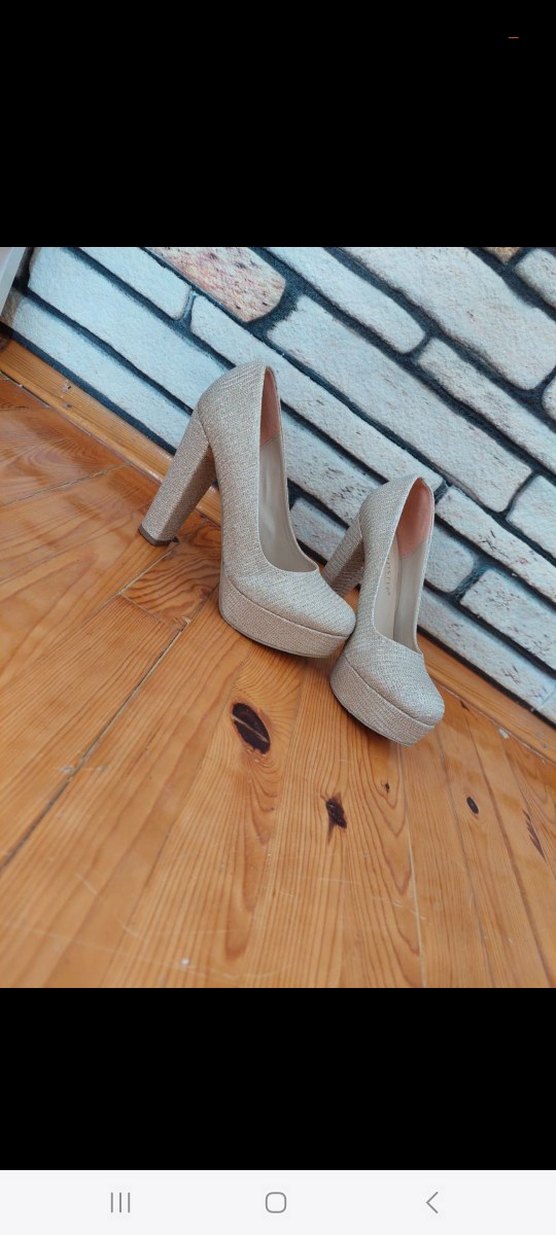 parlak topuklu ayakkabı - Görsel 5