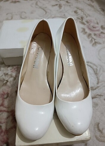 38 Beden beyaz Renk Beyaz Gelin Ayakkabısı 