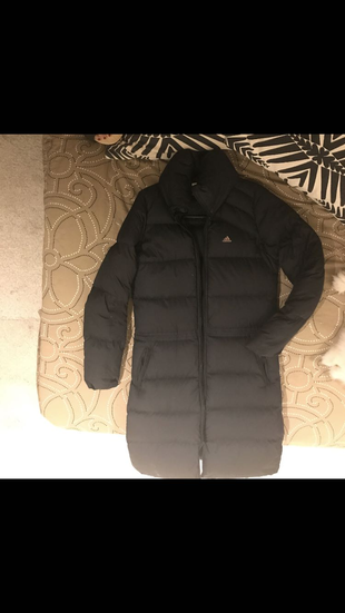 Adidas ORJİNAL ADİDAS, UZUN KAZ TÜYÜ PALTO