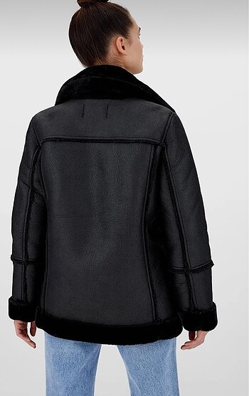 Stradivarius Stradivarius kürklü ceket