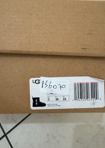 UGG  Siyah Kadın Yağmurluk Bot - Görsel 10