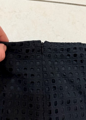 Koton Detaylı Siyah Mini Etek - Görsel 5