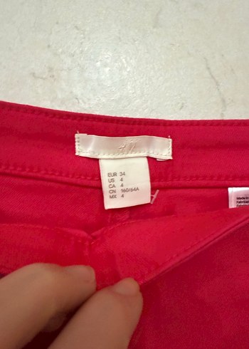 H&M Fuşya Mini Kadın Şort - Görsel 3