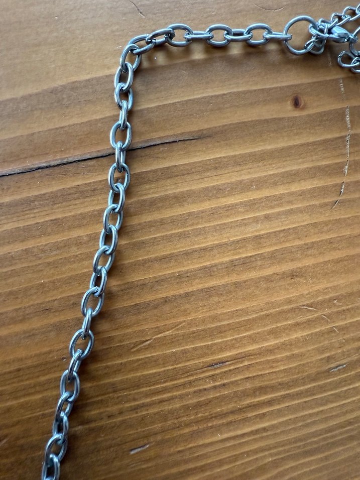 Mango Gümüş Renk Şık Kolye - Görsel 3