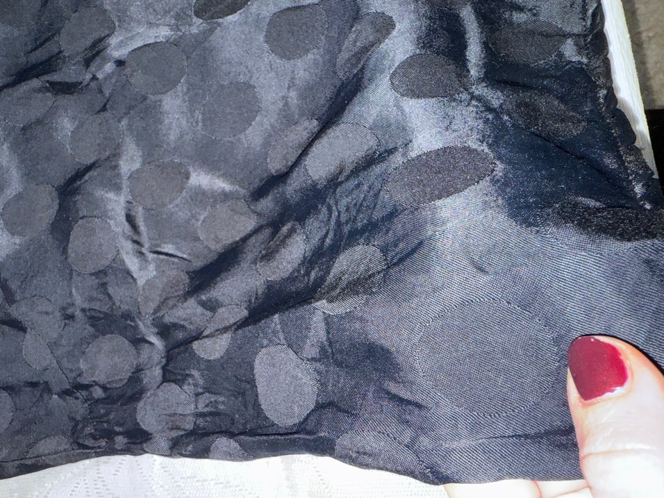 Koton Siyah Saten İpli Badi - Görsel 3