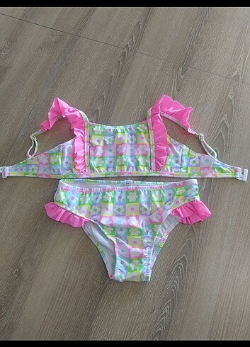 8 Yaş Beden çeşitli Renk Kız çocuk bikini