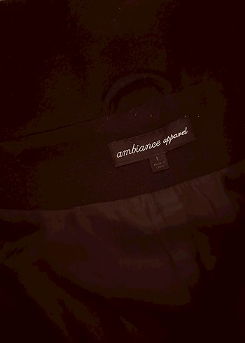 Çift Düğmeli Siyah Kaban - Görsel 5