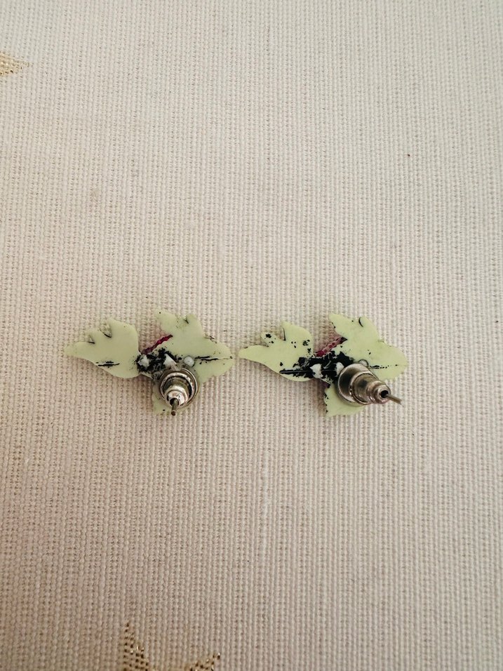 2 ADET Seramikten El ile Yapilmis Semsiye ve Balik Kupe - Görsel 5