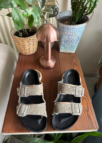38 Beden gri Renk Birkenstock Arizona VL Rivet 38 numara