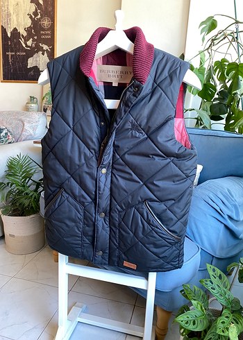 m Beden Orjinal Burberry Yelek