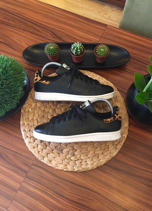 38 Beden Adidas stan smith 38.5 numara özel seri leopar ayakkabı