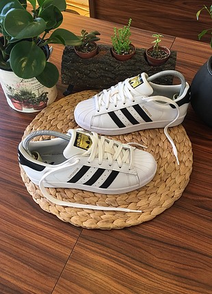 37 Beden beyaz Renk Adidas superstar klasik 36 2/3 ayakkabı