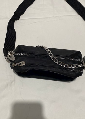 Zincir Detaylı Siyah Kadın Çanta - Görsel 3