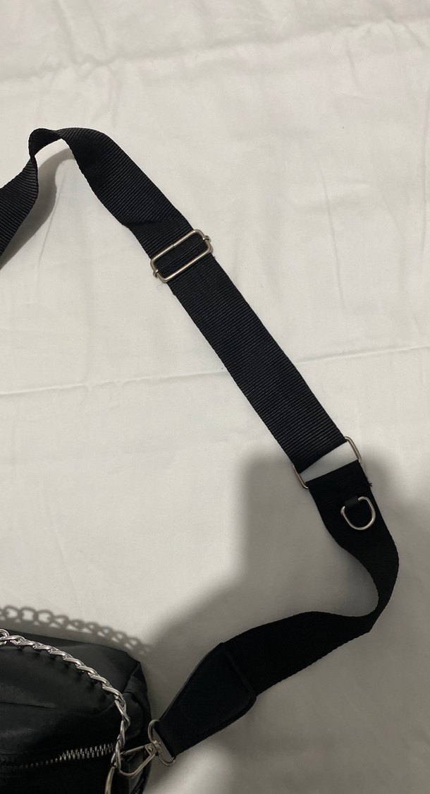 Zincir Detaylı Siyah Kadın Çanta - Görsel 2