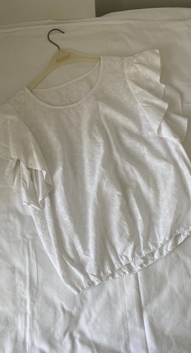 Volanlı Kısa Kol gömlek - Görsel 3