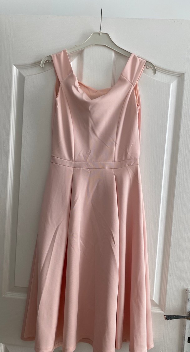 Pembe Midi Prenses elbisesi - Görsel 2