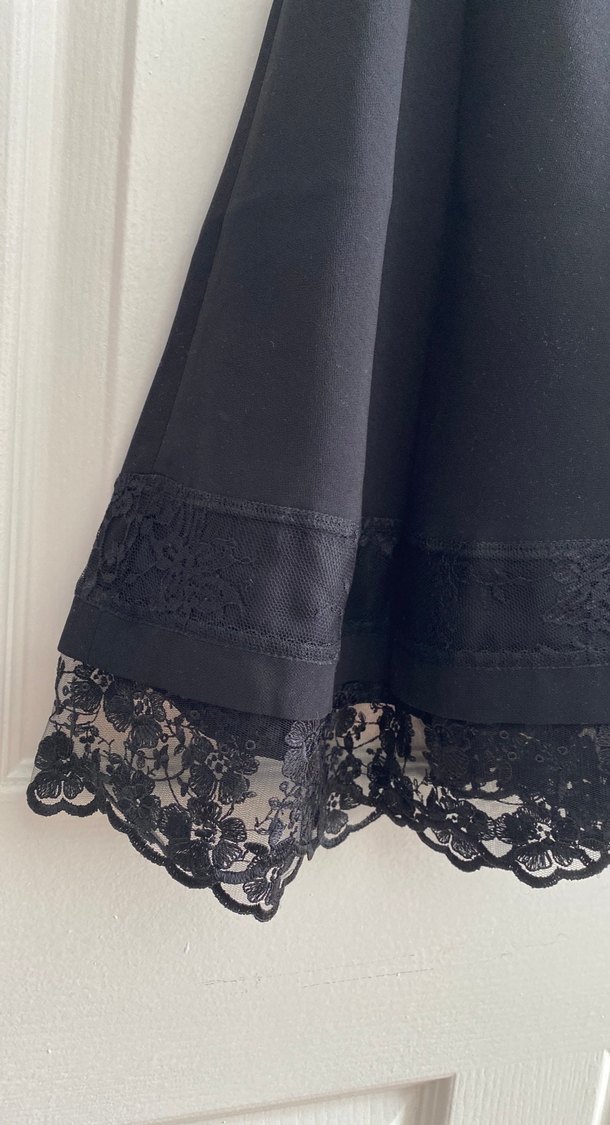 Siyah Midi Elbise - Görsel 4