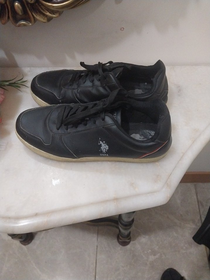 Us Polo Assn Siyah  Bayan Spor Ayakkabı - Görsel 4