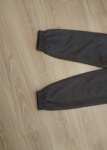 Gri Rahat Kesim Kadın Polar Pantolon - Görsel 5