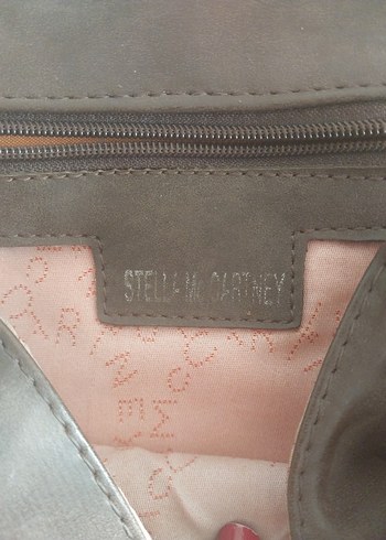 Gri Zincir Detaylı Deri Kadın Çanta - Görsel 6